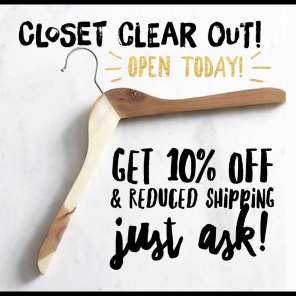 Closet clear out - discounted shipping!